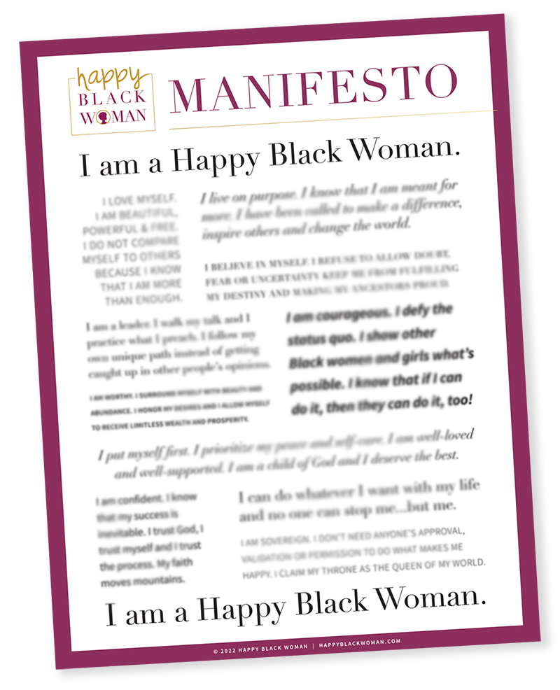 HappyBlackWoman-Manifestomockup