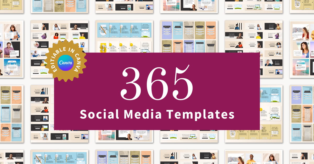365 Canva Templates Mockup